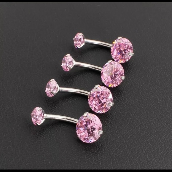 NEW Double Trouble Navel Piercing Duo Set - Belly Piercing - Picture 2 of 5